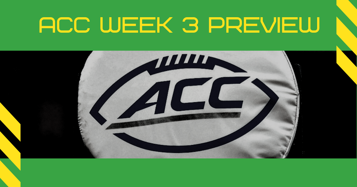 ACC Week 3 Preview